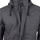 Куртка утепленная Crossroad черно-серый меланж арт.: 1110041 СПЛАВ